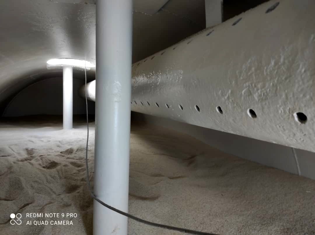 بازسازی و تعمیر اساسی فیلتر شنی شماره شش تلمبه خانه و تصفیه خانه سربندر یک