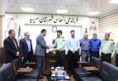 تجلیل از خدمات نیروی انتظامی در دیدار مدیرعامل شرکت بهره‌برداری زهره و جراحی با فرمانده انتظامی شهرستان امیدیه