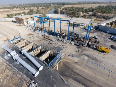 گالری‌های ایستگاه پمپاژ شهید همّت شادگان برای نخستین بار تعویض شد 