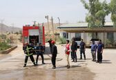 مانور آمادگی اطفا حریق در شرکت تعمیرات نیروگاه های برق آبی خوزستان برگزار شد