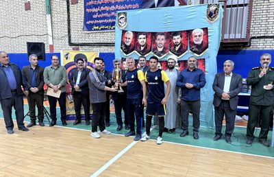 قهرمانی تیم فوتسال شرکت بهره برداری مارون در مسابقات شرکت ها و ادارجات شهرستان بهبهان سال 1404