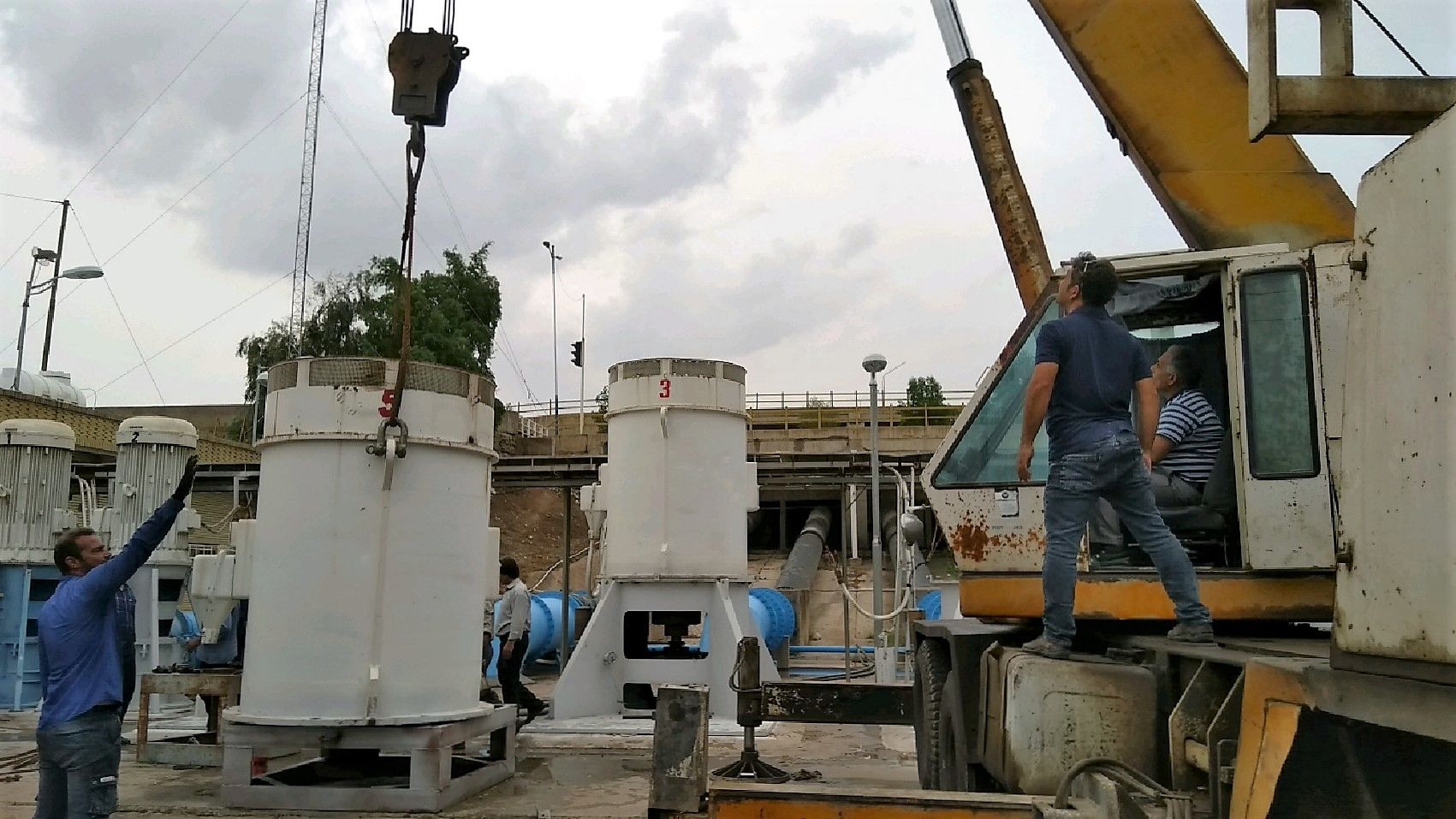  الکتروموتور پمپ بزرگ ایستگاه پمپاژ شبکه آبیاری دز، تعمیر اساسی شد