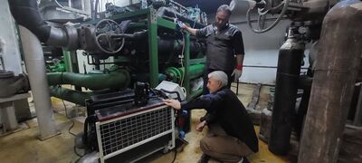 چیلر خنک کننده سیستم تهویه سد و نیروگاه مسجدسلیمان بازسازی شد