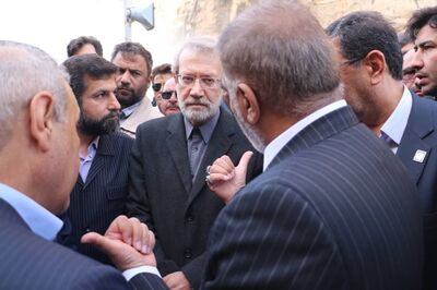   بازدید رئیس مجلس شورای اسلامی از سد دز