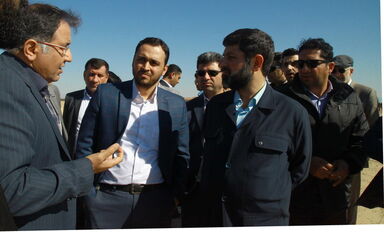 بازدید یک روزه استاندار از طرح آبرسانی غدیر