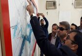 بازدید مدیرعامل سازمان آب و برق خوزستان از بزرگترین ایستگاه پمپاژ خاورمیانه در خوزستان
