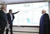 بازدید رئیس جمهور و وزیر نیرو از مرکز دیسپاچینگ سازمان آب و برق خوزستان
